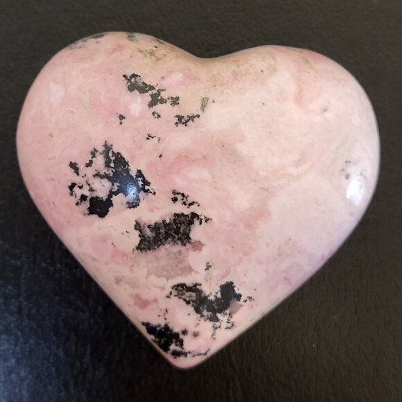 Rhodochrosite Heart Mineral Pink - Picture 7 of 8